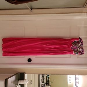 Size Medium Pink Strapless Dress